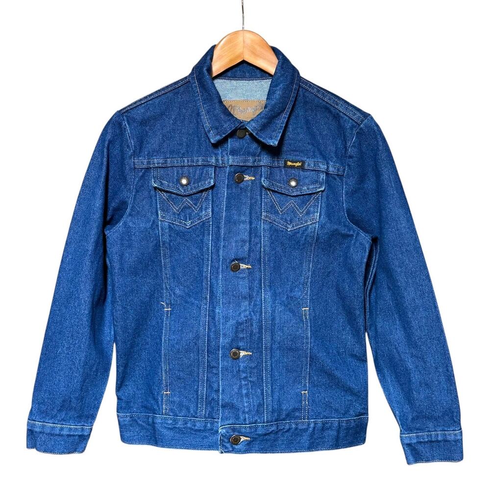 Wrangler Cowboy Cut Unlined Prewashed Denim Jacket 1084145PW Large